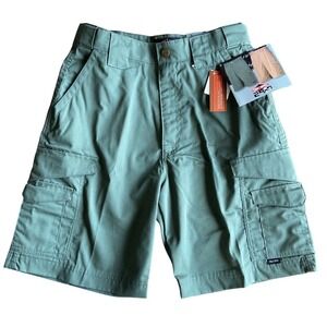 TRU-SPEC Cargo Shorts Mens 30 Poly/Cotton Green Tactical 24-7 Series Ripstop